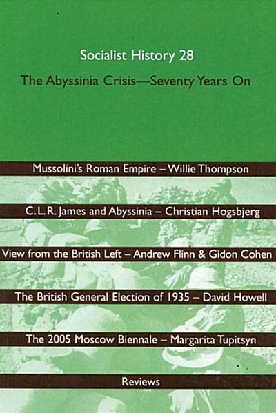 The Abyssinia Crisis : Seventy Years on (Paperback)