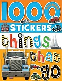 1000 Stickers Things That Go (Paperback)