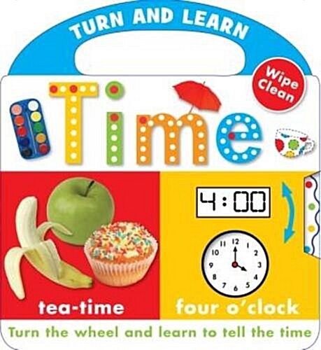Turn and Learn: Time (Board Book)