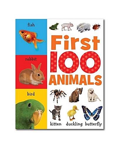 First 100 Animals : Mini Board Book (Board Book)