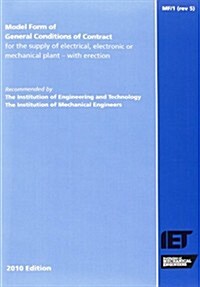 Model Form of General Conditions of Contract Mf/1 (Paperback, Revision 5)