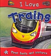 [중고] I Love Trains (Paperback)