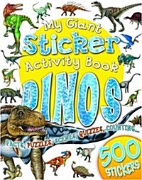 My Giant Sticker Activity Book Dinosaurs (Paperback)