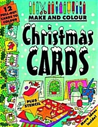 Make and Colour Christmas Cards (Paperback)