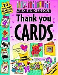 Make & Colour Thank You Cards (Paperback)
