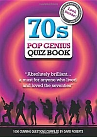 70s Pop Genius Quiz Book (Paperback)