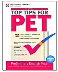 The Official Top Tips for PET Paperback with CD-ROM (Package)