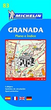 Map 9083 Granada (Sheet Map, folded)