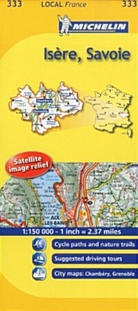 Isere, Savoie (Sheet Map, folded)