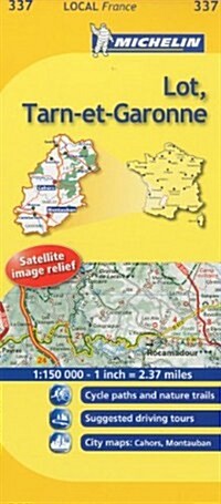 Lot, Tarn-et-Garonne (Sheet Map, folded)