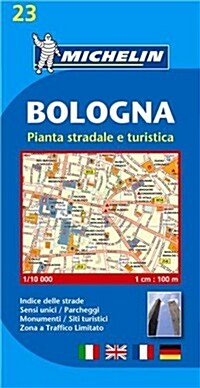Bologna Town Plan (Sheet Map, folded)