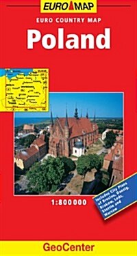 Poland GeoCenter Euro Map (Paperback)