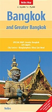 Bangkok & Greater Bangkok Nelles Map (Paperback)
