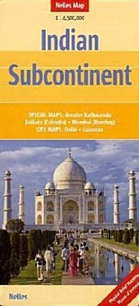 Indian Subcontinent Nelles Map (Paperback)