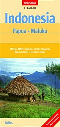 Indonesia: Papua, Maluku Nelles Map (Paperback)
