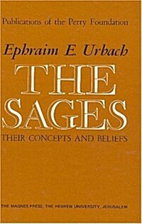 The Sages: Their Concepts and Beliefs (Hardcover, 2, Second Enlarged)