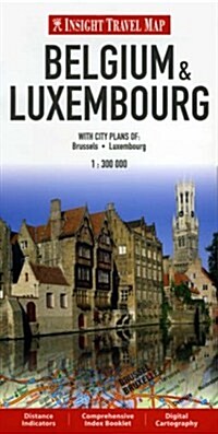 Insight Travel Maps: Belgium & Luxembourg (Paperback)