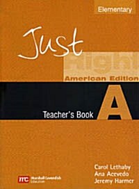 Just Right Elementary A: Teachers Book (Paperback)