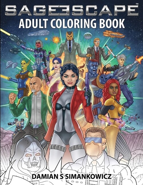 Sage Escape: Adult Coloring Book (Paperback)