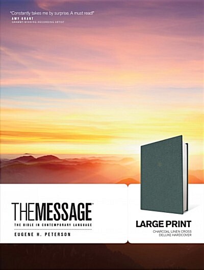 The Message Large Print: The Bible in Contemporary Language (Hardcover)