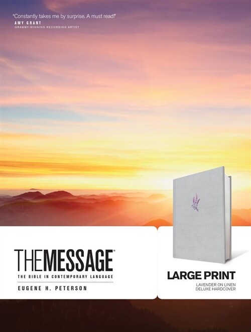 The Message Large Print: The Bible in Contemporary Language (Hardcover)