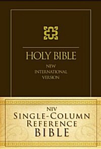 Single-Column Reference Bible-NIV (Hardcover)