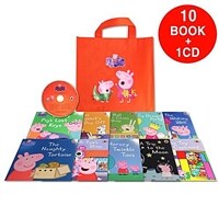 페파피그 Peppa Pig : Orange Bag (Paperback 10권 + CD 1장)