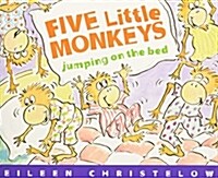 Five Little Monkeys Jumping on the Bed Book & CD [With CD (Audio)] (Paperback)