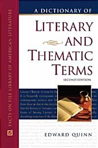 A Dictionary of Literary and Thematic Terms (Hardcover, 2)