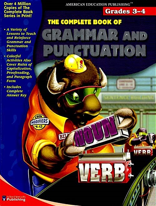 [중고] The Complete Book of Grammar And Punctuation, Grades 3-4 (Paperback)