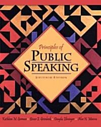 Principles of Public Speaking (Paperback, 16th)