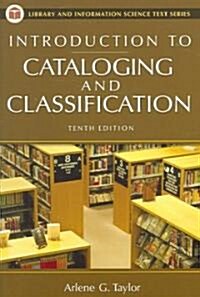 Introduction to Cataloging and Classification (Paperback, 10)