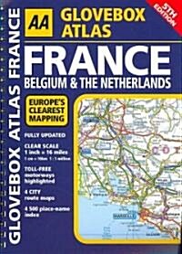Aa Glovebox Atlas France (Paperback, 5th, Spiral)