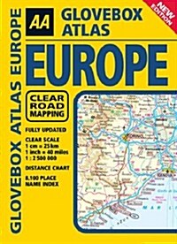 Aa Glovebox Atlas Europe (Paperback, Spiral)