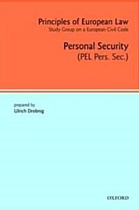 Principles of European Law : Personal Security (Hardcover)