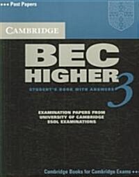 Cambridge BEC Higher 3 Students Book with Answers (Paperback)