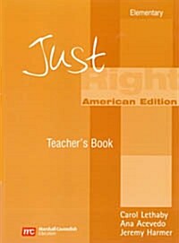 Just Right Teachers Book (Paperback)