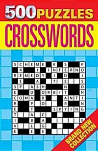 500 Puzzles: Crosswords (Paperback)