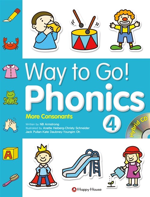 Way to Go! Phonics 4 (본책 + 워크북 + 하이브리드 CD 2장)