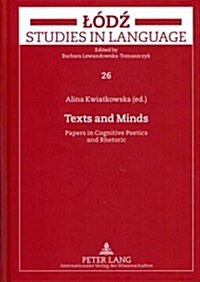 Texts and Minds: Papers in Cognitive Poetics and Rhetoric (Hardcover)