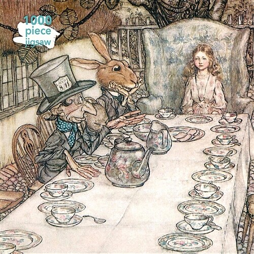 Adult Jigsaw Puzzle Arthur Rackham: Alice in Wonderland Tea Party : 1000-piece Jigsaw Puzzles (Jigsaw, New ed)