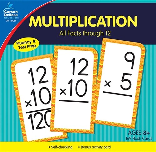 Multiplication All Facts Through 12 Flash Cards (Other)