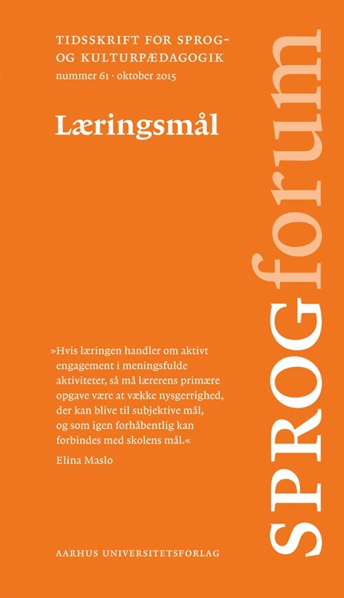 Laeringsmal (Paperback)