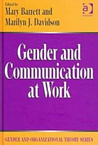Gender And Communication at Work (Hardcover)