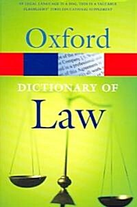 A Dictionary of Law (Paperback, 6th)