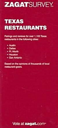 ZagatSurvey Texas Restaurants (Paperback)