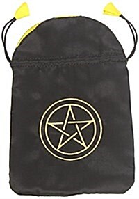 Pentacle Satin Tarot Bag (Fabric)