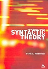 An Introduction to Syntactic Theory (Paperback)