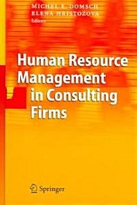 Human Resource Management in Consulting Firms (Hardcover)