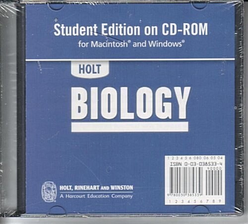 Holt Biology: Student Edition CD-ROM for Macintosh and Windows 2006 (Hardcover)